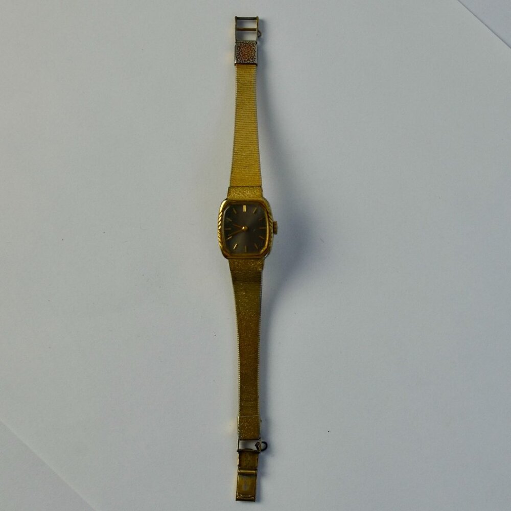 Seiko 1100-5509 Japan Gold Women's Dress Watch Missing Chain Untested